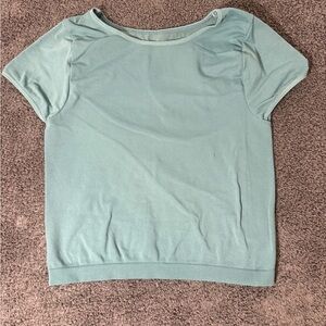 Free People Clean Lines Crop Top- Green Size M/L‎